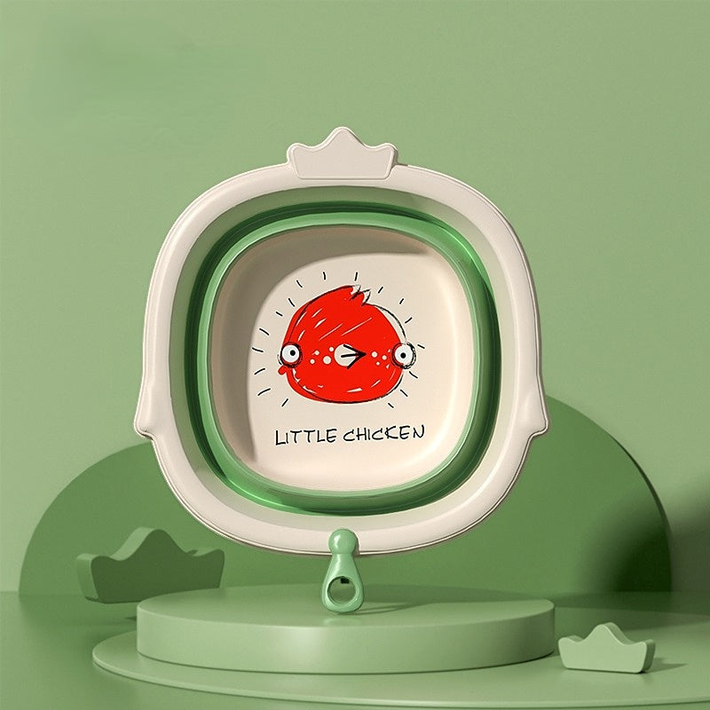 Wholesale Baby Toddler Foldable Basin Hanging Baby Supplies Plastic